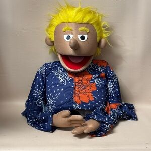 LG Vintage Puppet Productions Inc Hand Made Muppet Like Plush 17”-1971